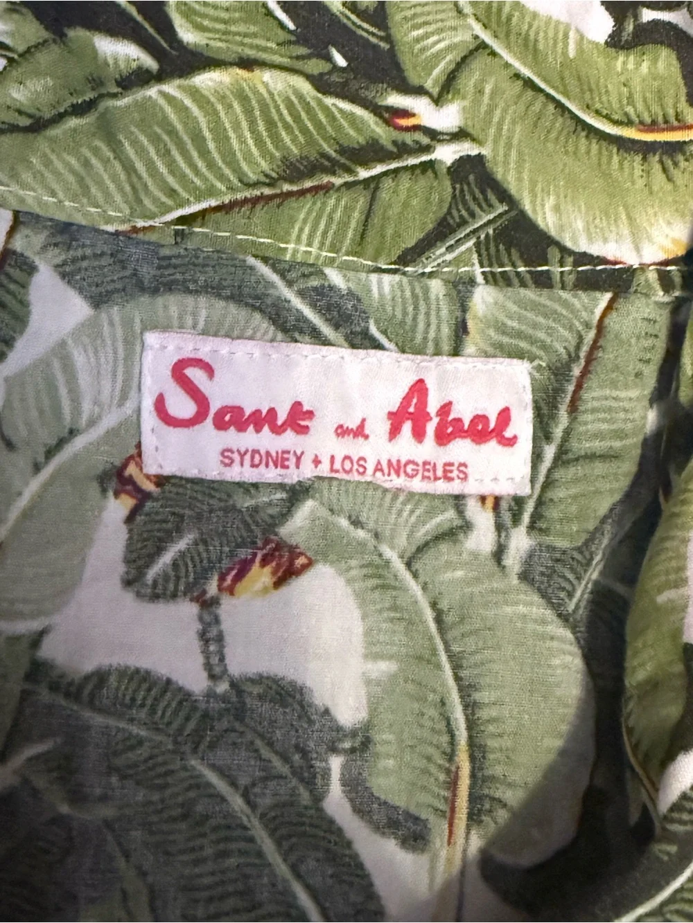 Sant and Abel Sant & Abel Martinique Banana Leaf Print Pajamas - Picture 4 of 8